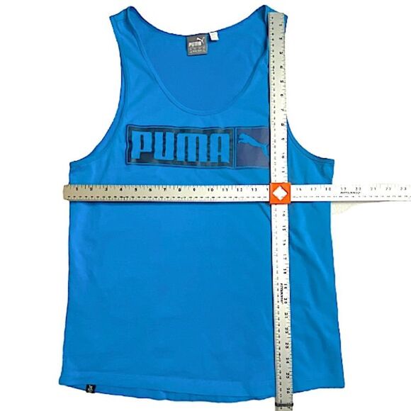 Puma Mens Size Medium Tank Top Cotton Activewear Gym Training Athleisure - Picture 4 of 8